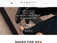 Tablet Screenshot of bugatti-shoes.ch